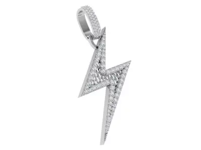 Flash Light Diamond Pendant 4214 3D print model