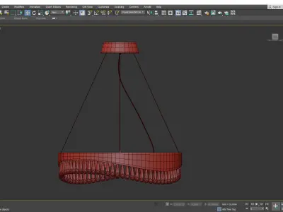 VENOSA ROUND CHANDELIER Low-poly 3D model