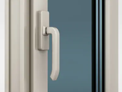 Window plastic casement 01 Free 3D model