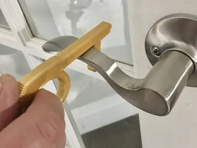 Touchless key 3D print model