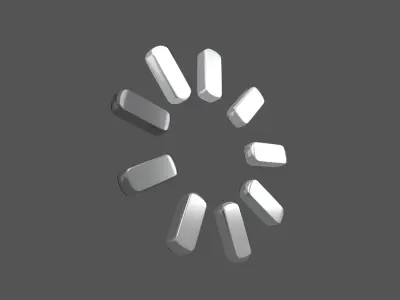 Loading Symbol v2 002 Low-poly 3D model