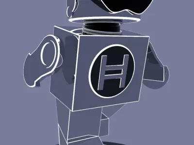 SCI-FI ROBOT Low-poly 3D model
