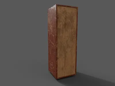 Old Modern Furniture 3D Model Terror Low-poly 3D model 10