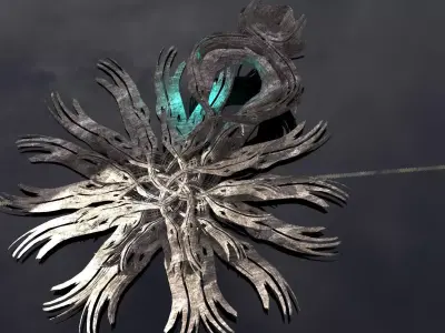 Giant skeleton ocean array  3D model