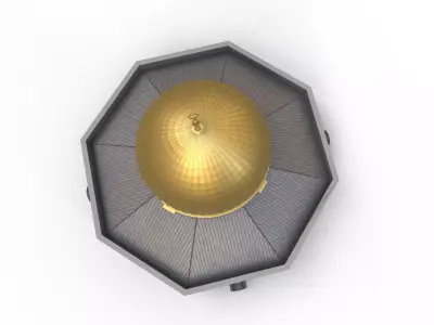 Dome of the Rock   Low-poly 3D model
