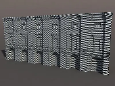 Apartment House 87 Low-poly 3D model