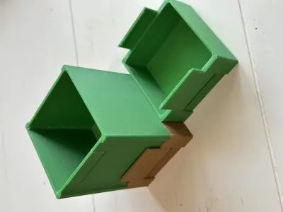 TCG CCG DECK AND DICE STORAGE BOX Free 3D print model