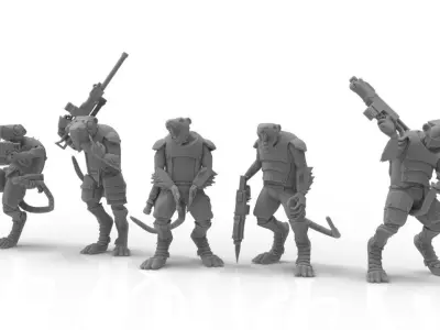 Cheese Stealer Cult - Cult Jesters 3D print model