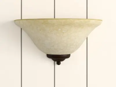 Zulema Light Dimmable Flush Mounted Sconce Free 3D model