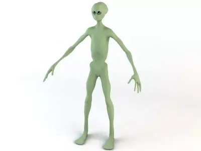 Alien Character Low-poly 3D model