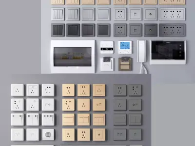 Switch and Outlet Collection-A8 3D model