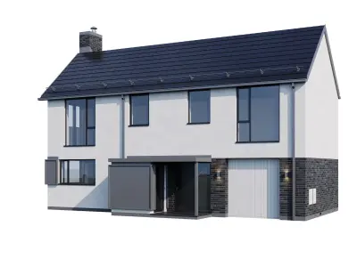 Modern house v37 3D model