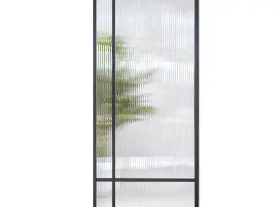 Stalen deuren huys doors 3D model