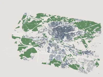 Salamanca City Spain 3D model