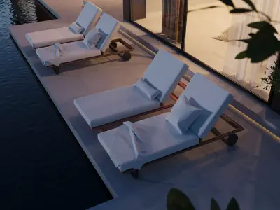 Modern villa 3D model