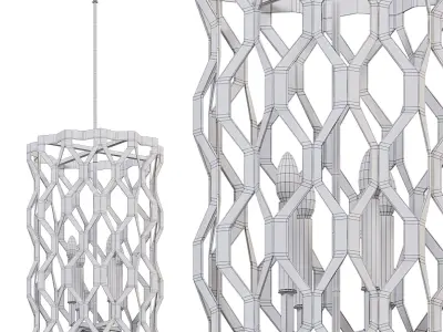 Coronade Pendant by lightology 3D model