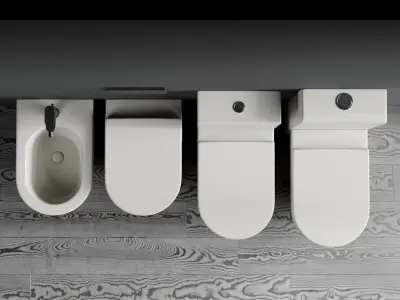 Ceramica Cielo Smile WC Low-poly 3D model