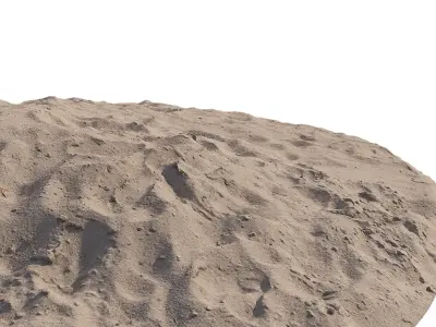 Pile of Beach Sand 3D model