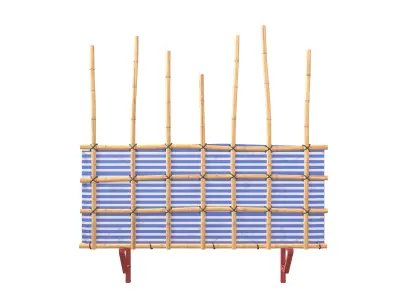 Scaffold v2 001 Low-poly 3D model