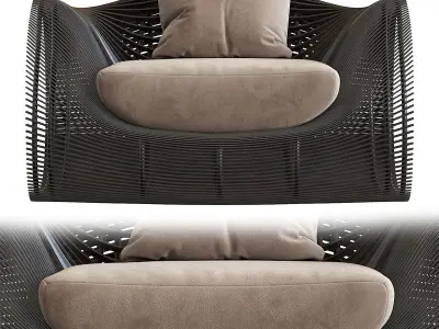 Armchair Lolah 3D model