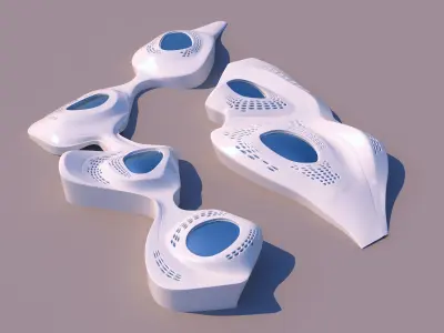 0109 - Organic Building 3D model