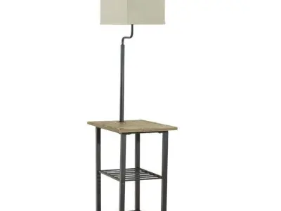 Piche Swing Arm Floor Lamp 3D model
