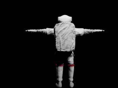 Astronaut - UE4 Low-poly 3D model