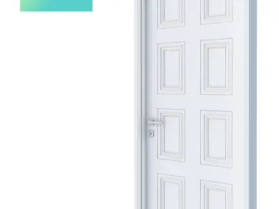 Room Door Type 16 3D print model