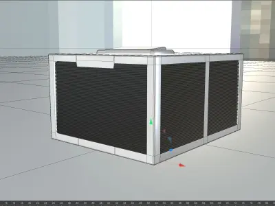 Retro Style Window Air Conditioners 3D model