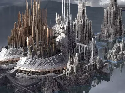 Elite Towers Kit bash 3D 3D model