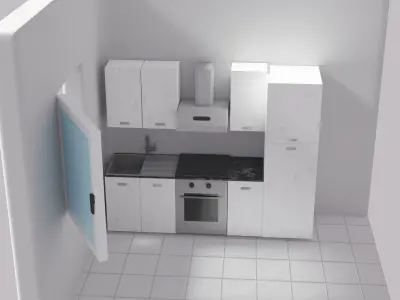 Kitchen Room 3D model