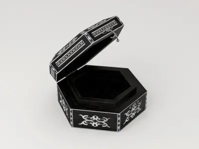 Jewelry Box 02 3D model