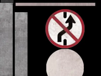 STREET SIGN  Low-poly 3D model