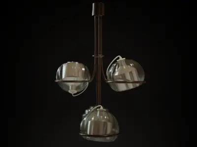 Vintage chandelier 3D model