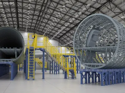 Airbus A320 Aircraft Nose Rib Lattice 