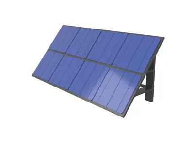 Solar Panel v1 004 Low-poly 3D model