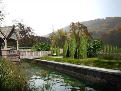 Archmodels vol 148 - English garden models 3D model