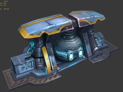 Wall Fortress - Frozen Type 09 3D model