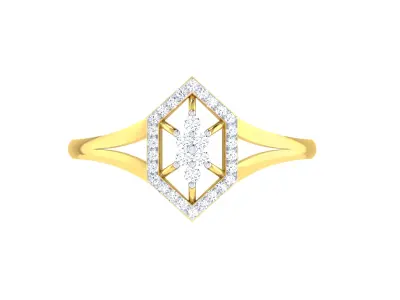 Women Ring Render 3dm STL OBJ FBX Details 3D print model get