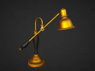 Desk Lamp - Low Poly Low-poly 3D model