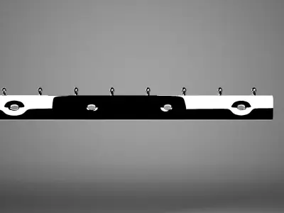 Stainless hanger 3D model