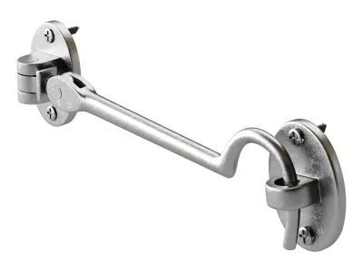  Solid Brass Swivel Pivot Style Cabin Eyelet Latches 3D model