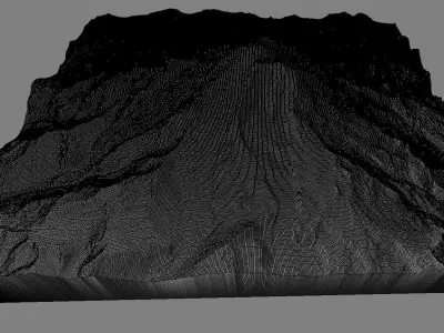 Mount Rainier 3d model 3D model