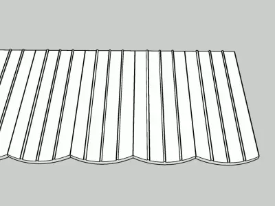 Roof Tiles Scaled Free 3D print model