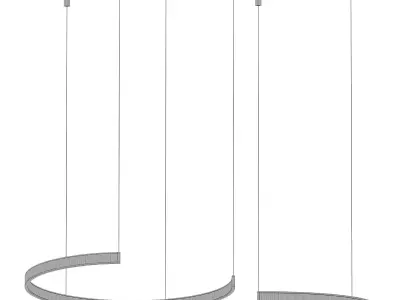 Suspension lamp LED 3D model