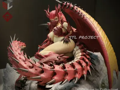 Rathalos Girl 3D print model