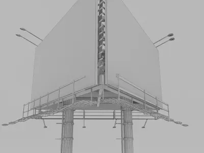 Billboard 3D model