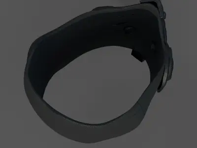 Gas mask respirator scifi futuristic 3d  Low-poly 3D model