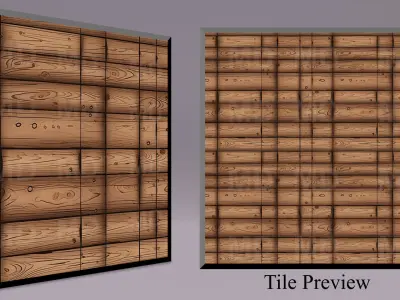 Cartoon Wood Textures Pack 26 - 10x PNG  Texture