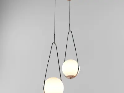 Modern ceiling light 3D model purchase